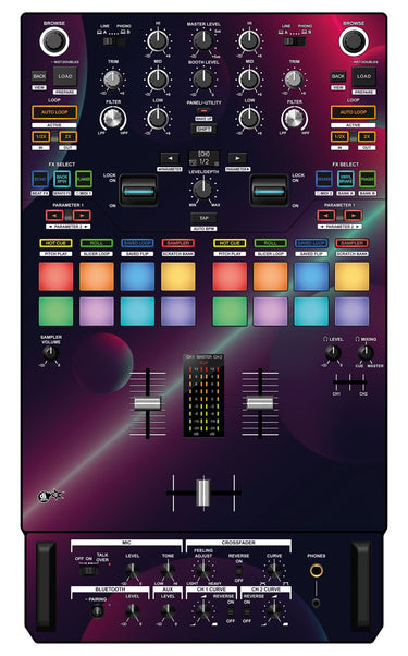 Pioneer DJ DJM S7 Skin Retro Bubble